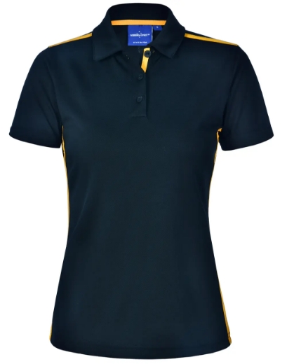 Picture of Winning Spirit, Ladies Rapid Cool S/S Contrast Polo